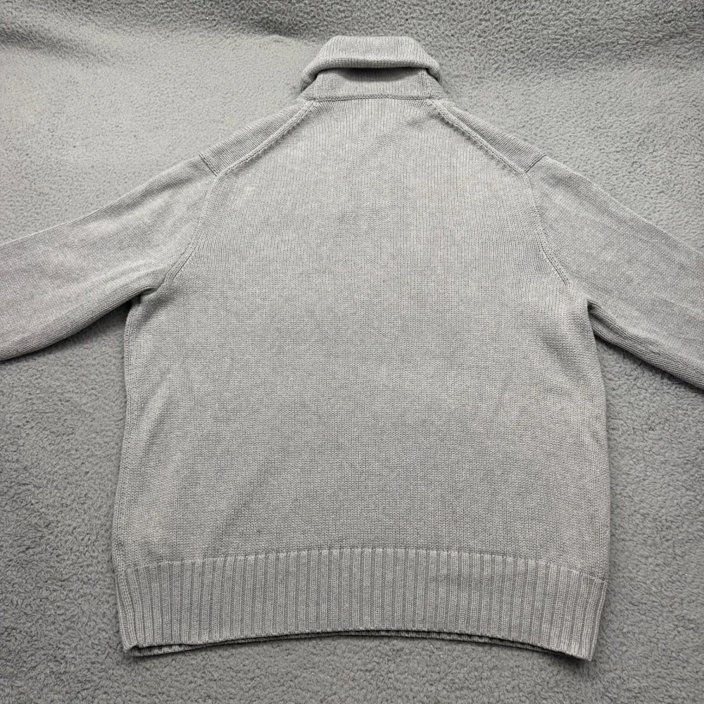Polo Ralph Lauren Mens XXL Gray Shawl Collar Varsity Spellout Pullover Sweater